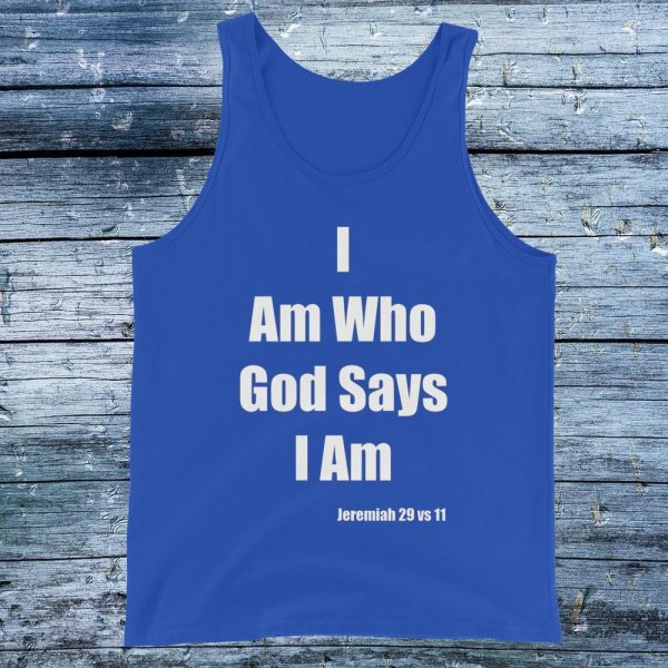 I am who God says I am tank