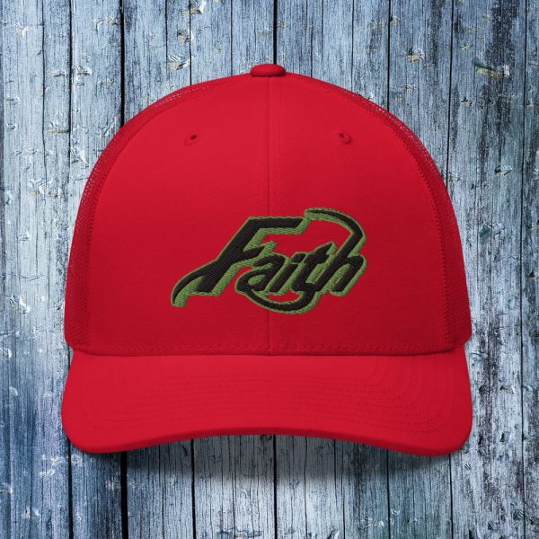 Red Faith Trucker Hat