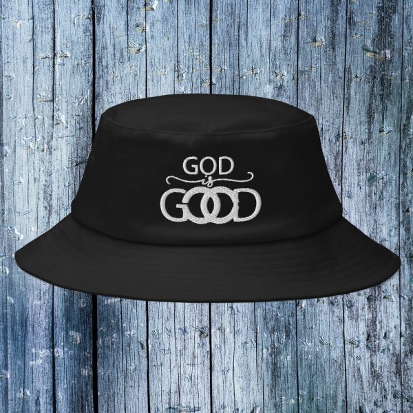 God Is Good Bucket Hat Black
