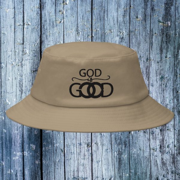 God Is Good Bucket Hat Khaki