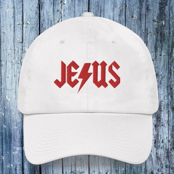 Jesus Classic Dad Hat White