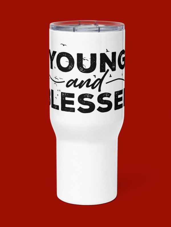 Young and Blessed Travel Mug